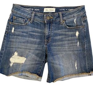 DL1961 Karlie Boyfriend Shorts 25